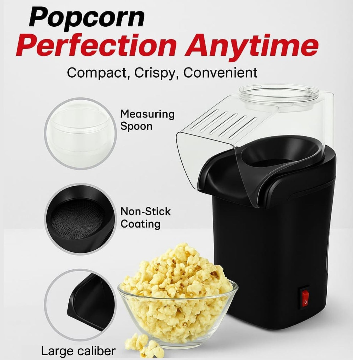 Boom Pops™ – Oil-Free Popcorn Maker